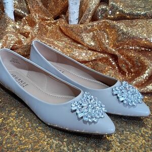 Journee Collection Renzo Women's Cream Embellished Loafers